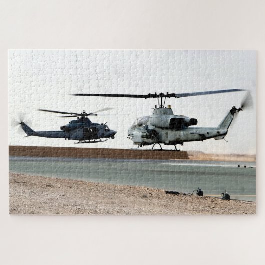 AH-1W Super Cobra & UH-1Y Venom Legpuzzel (Horizontaal)