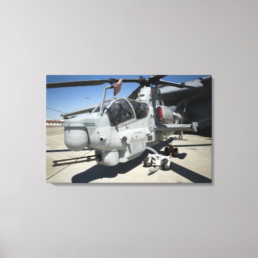 AH-1Z Super Cobra-aanvalshelikopter Canvas Afdruk (Voorkant)