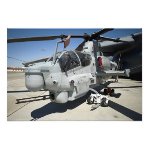 AH-1Z Super Cobra-aanvalshelikopter Foto Afdruk