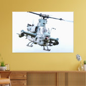AH-1Z VIPER 40x60 Canvas Afdruk (Insitu (Woonkamer))