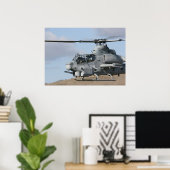 AH-1Z Viper Attack Helikopter Poster (Thuiskantoor)