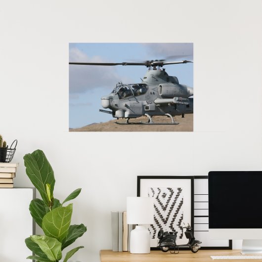 AH-1Z Viper Attack Helikopter Poster (Thuiskantoor)