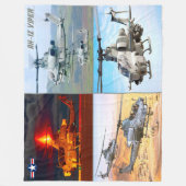 AH-1Z VIPER FLEECE DEKEN (Voorkant)