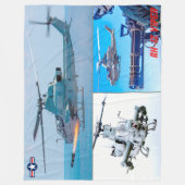 AH-1Z VIPER FLEECE DEKEN (Voorkant)