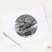 AH-1Z Viper Ronde Sticker (Envelop)