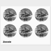 AH-1Z Viper Ronde Sticker (Vel)