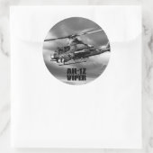 AH-1Z Viper Ronde Sticker (Tas)