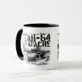 AH-64 Apache 11 oz Ringer Mok (Voorkant links)