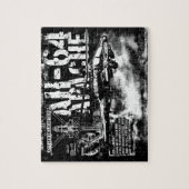 AH-64 Apache 8x10 Photo Puzzle met cadeau box Legpuzzel (Verticaal)
