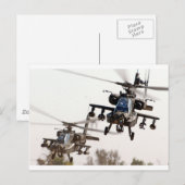 AH-64 Apache Briefkaart (Voorkant / Achterkant)