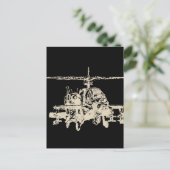 AH-64 Apache Briefkaart (Staand voorkant)