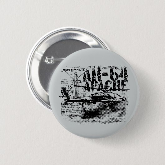 AH-64 Apache Button (Voorkant /achterkant)