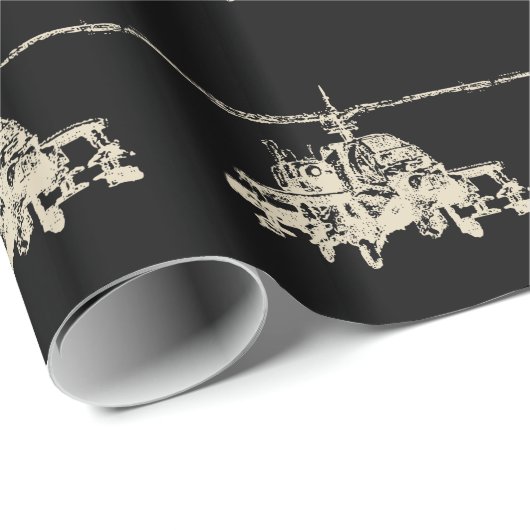 AH-64 Apache Cadeaupapier (Rol Hoek)