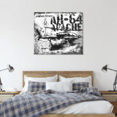 AH-64 Apache gestreken doek Canvas Afdruk (Insitu (Slaapkamer))