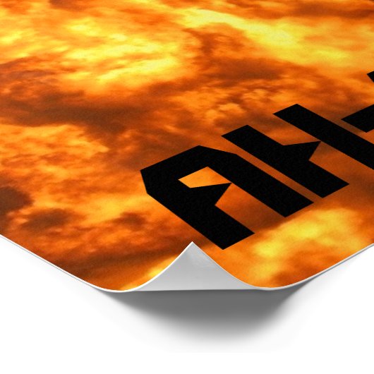 AH-64 APACHE HELICOPTER-POSTER POSTER (Hoek)