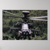 AH-64 Apache Helikopter Poster (Voorkant)