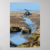 AH-64 Apache Helikopter Poster (Voorkant)