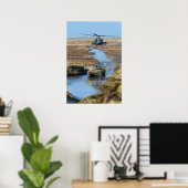 AH-64 Apache Helikopter Poster (Thuiskantoor)
