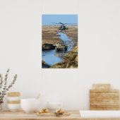 AH-64 Apache Helikopter Poster (Keuken)