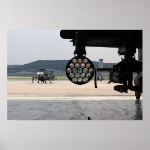 AH-64 Apache Helikopter Poster