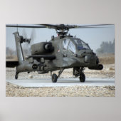 AH-64 Apache Helikopter Poster (Voorkant)