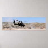 AH-64 Apache Helikopter Poster (Voorkant)