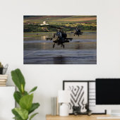 AH-64 Apache-helikopters Poster (Thuiskantoor)