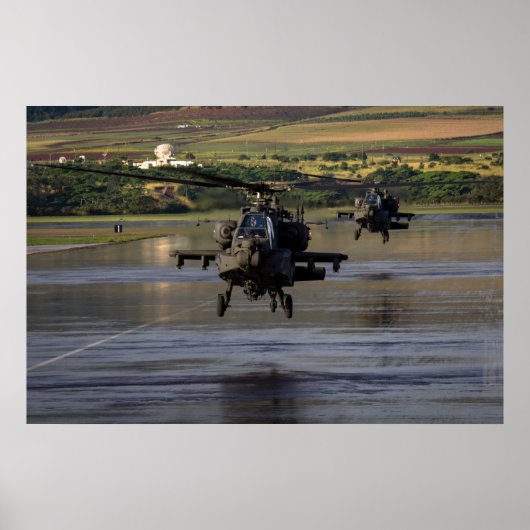 AH-64 Apache-helikopters Poster (Voorkant)
