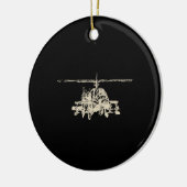 AH-64 Apache Keramisch Ornament (Links)
