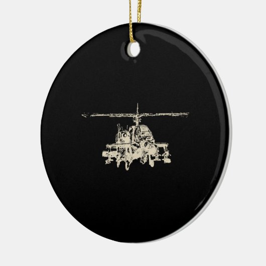 AH-64 Apache Keramisch Ornament (Links)