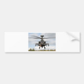 ah 64 apache longbow helikopter militair bumpersticker (Voorkant)