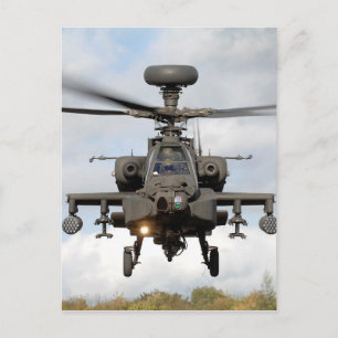 ah 64 apache longbow helocopter militair briefkaart