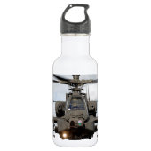 ah 64 apache longbow helocopter militair waterfles  (Voorkant)