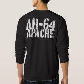 AH-64 Apache Mannen Basic Sweatshirt (Achterkant)