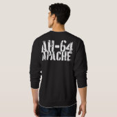 AH-64 Apache Mannen Basic Sweatshirt (Achterkant volledig)