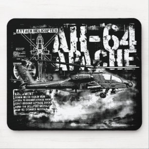 AH-64 Apache Mousepad Muismat