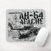 AH-64 Apache Mousepad Muismat (Met muis)