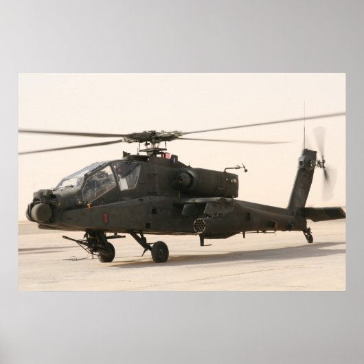 AH-64 Apache Poster (Voorkant)