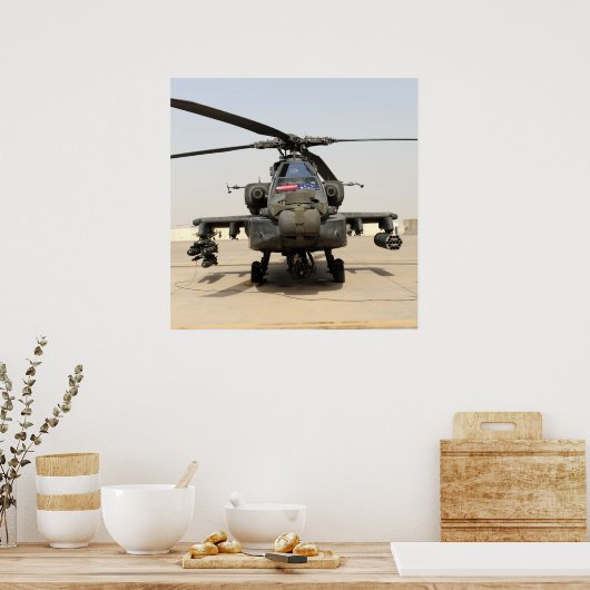 AH-64 Apache Poster (Keuken)