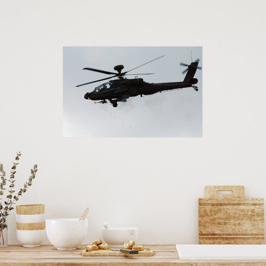 AH-64 Apache Poster (Keuken)