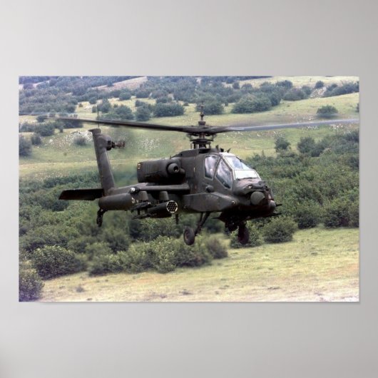 AH-64 Apache Poster (Voorkant)
