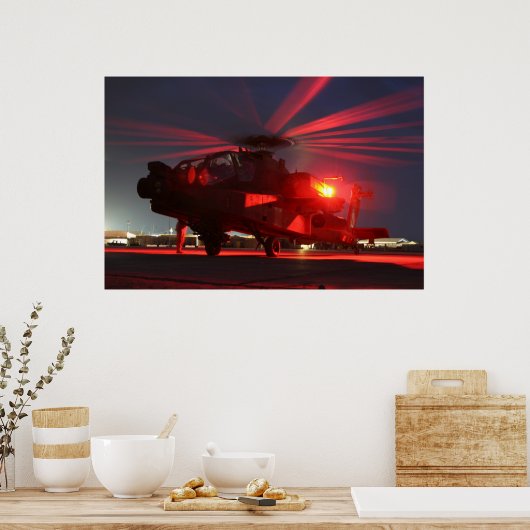 AH-64 Apache Poster (Keuken)