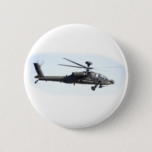 AH-64 Apache Ronde Button 5,7 Cm (Voorkant)