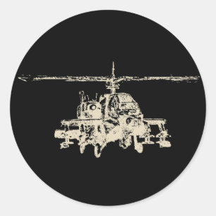 AH-64 Apache Ronde Sticker