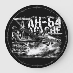 Ah-64 de Ronde (Grote) Klok van de Muur Apache