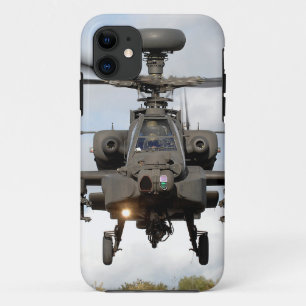 ah 64 militaire apachegrote handboog helocopter iPhone 11 hoesje