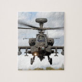 ah 64 militaire apachegrote handboog helocopter legpuzzel (Verticaal)