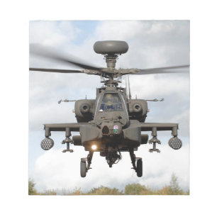 ah 64 militaire apachegrote handboog helocopter notitieblok