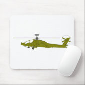 AH-64D-aanvalshelikopter Muismat (Met muis)