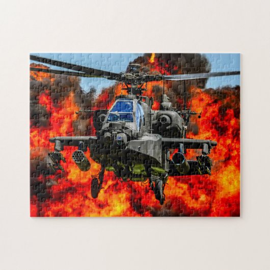 AH-64E APACHE GUARDIAN (11 x 14 INCH) Legpuzzel (Horizontaal)